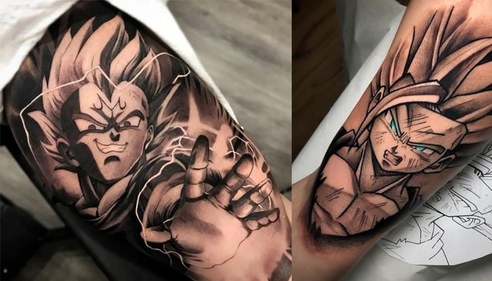 tatuajes de dragon ball