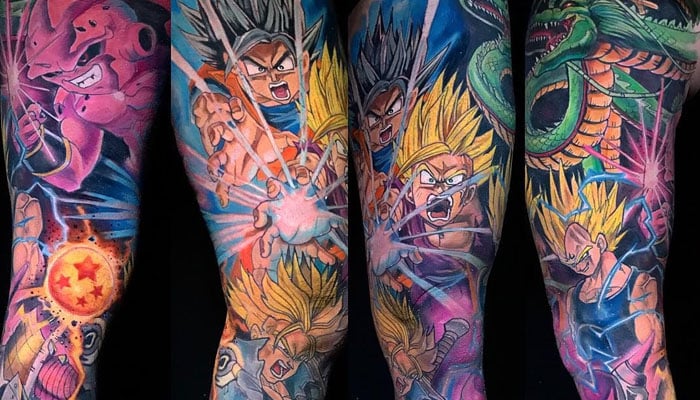 tatuajes de dragon ball