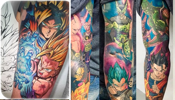 tatuajes de dragon ball