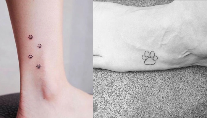 tatuajes huellas de perro