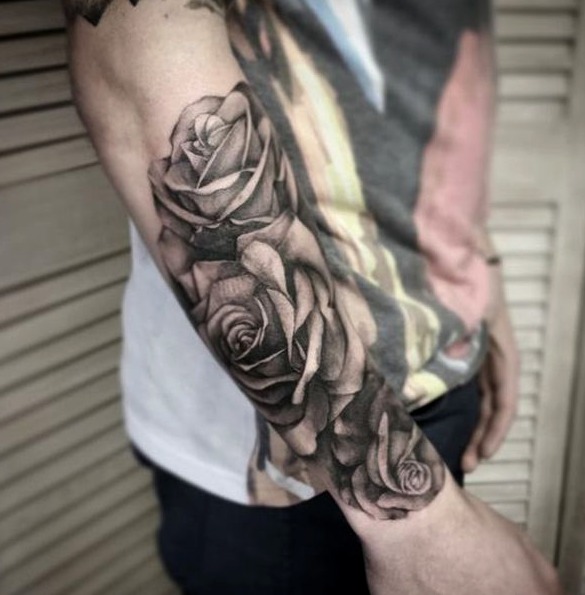 Tatuaje león antebrazo