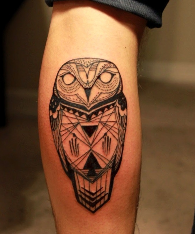 Tattoos de búhos tribales