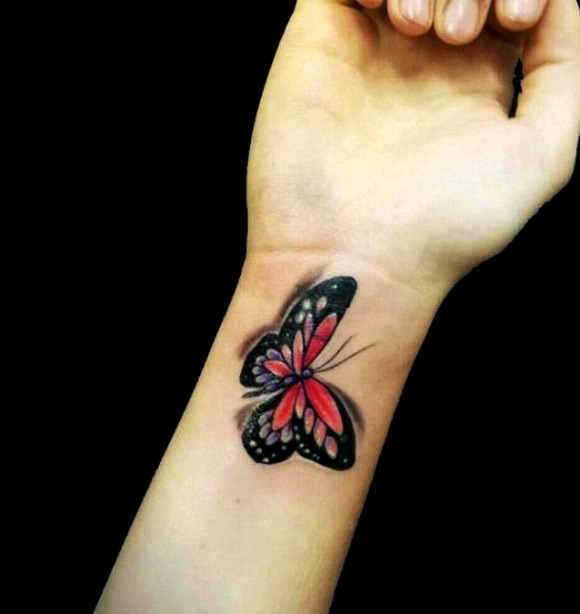 Diseño mariposa pulsera