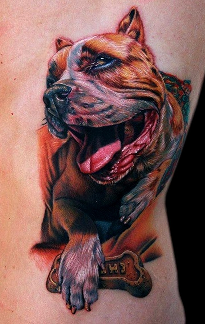 Tattoos de perro bóxer