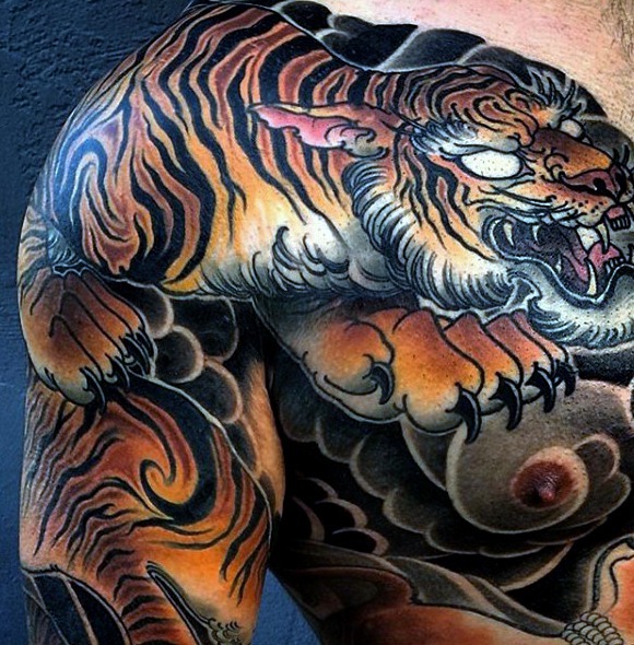 Tatuaje tigre bengala