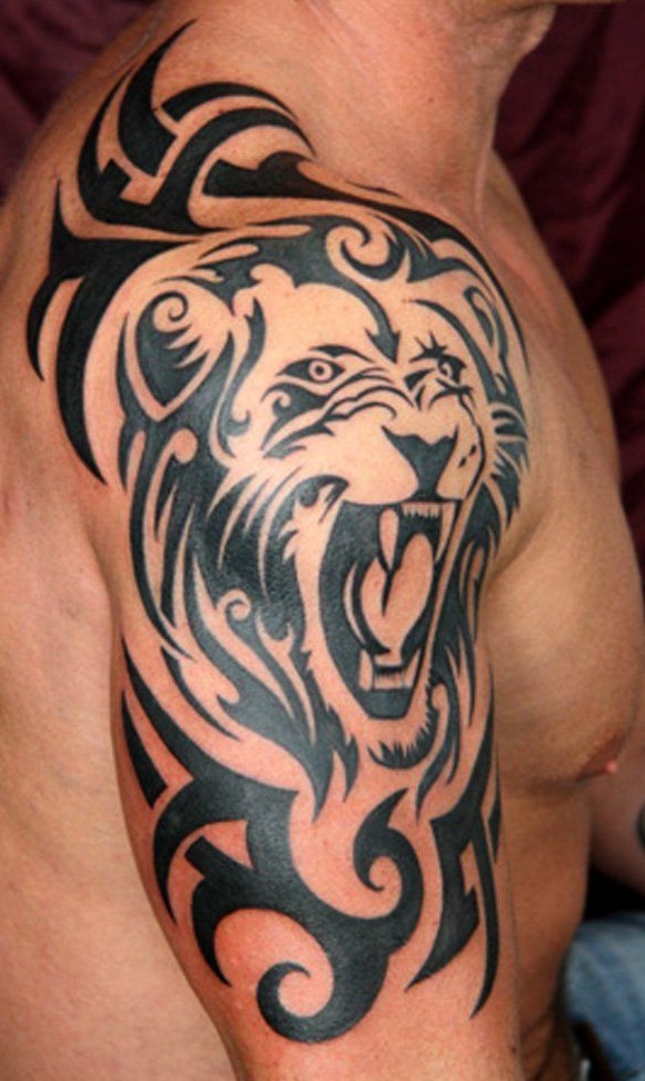 Diseño tribal felino
