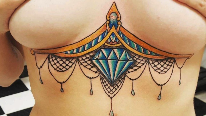 Tattoos underboob loto