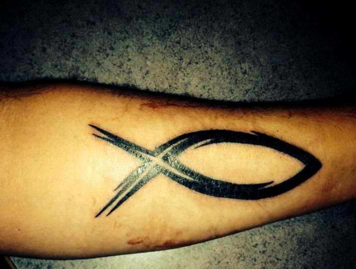 Tattoos del pez cristiano