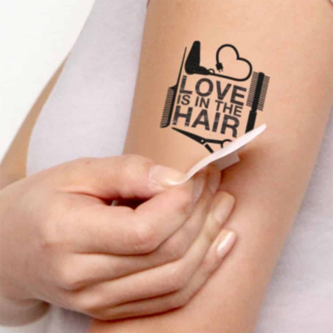tatuaje de adhesivo