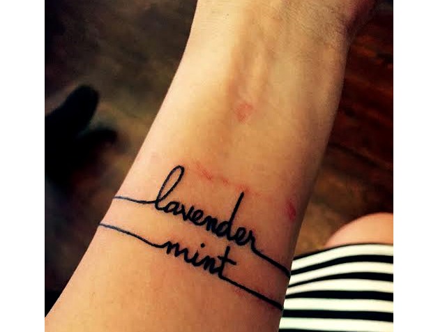 Tatuaje letra nombre