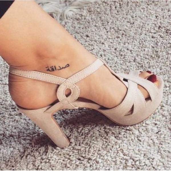 Tatuajes en el tobillo