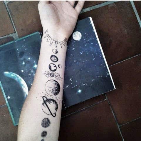 tatuajes astronómicos