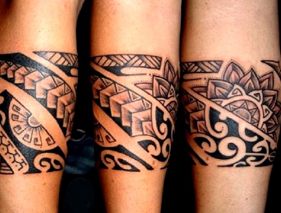 Brazalete maorí tatuaje