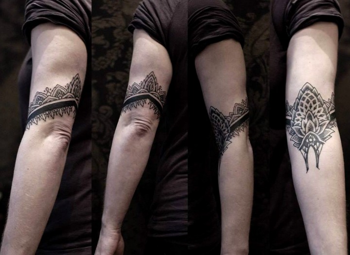Tatuaje línea continua antebrazo