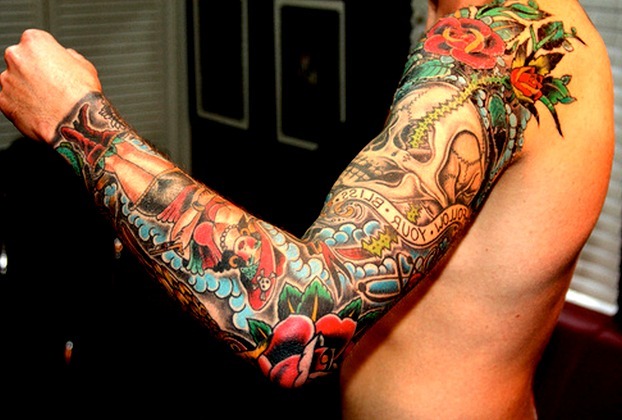 Diseño brazo entero mujer