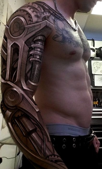 Tatuaje 3D biomecánico