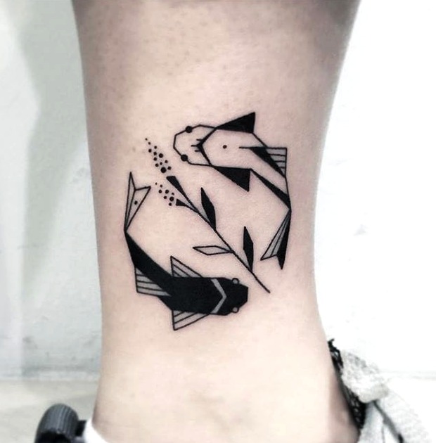 Diseño silueta pez
