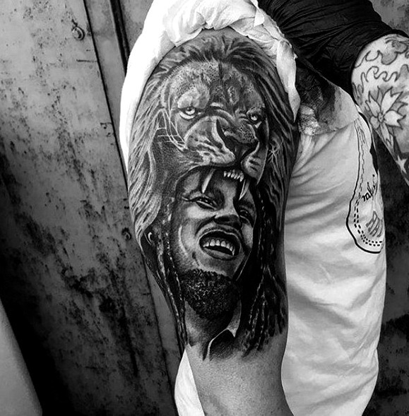 Tatuajes de león de Bob Marley: León de Judá