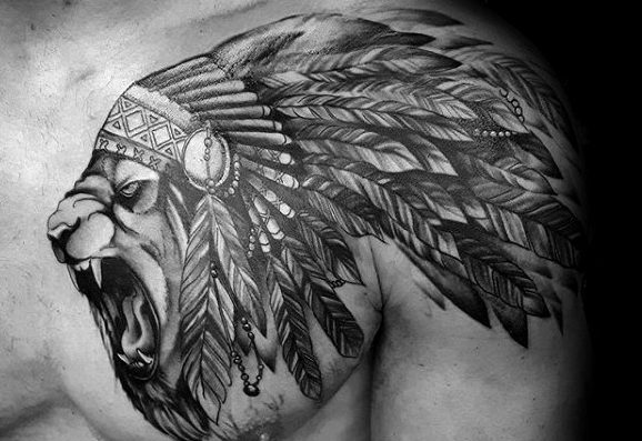 Tatuajes de leones para hombres