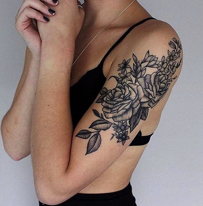 Diseño medio brazo tribal