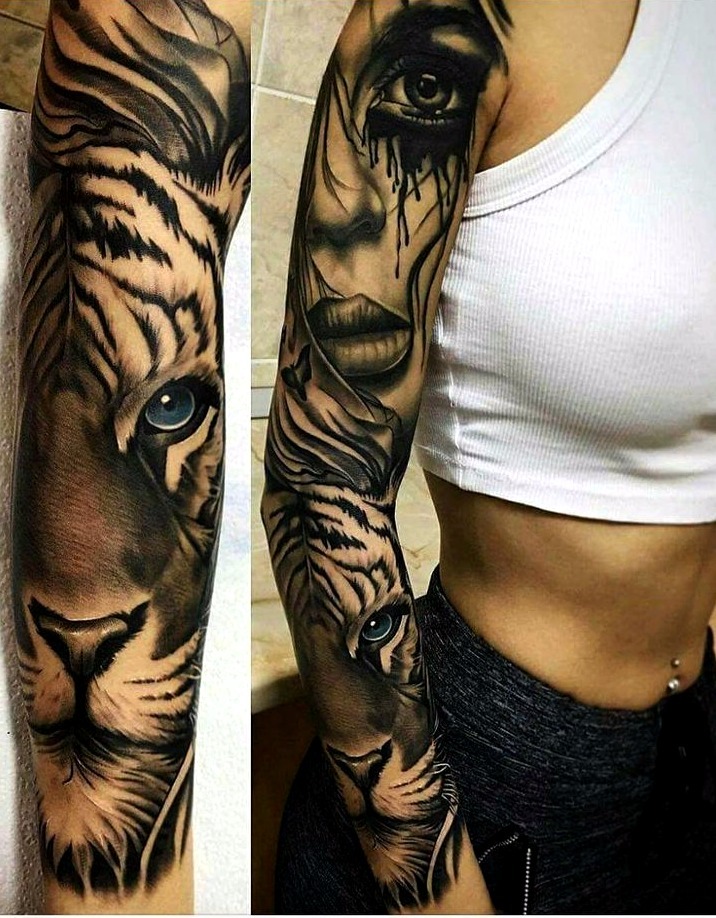 Tatuaje tigre espalda