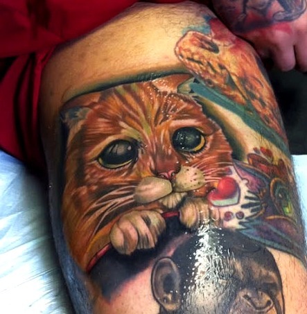 Diseño Gato con Botas Shrek