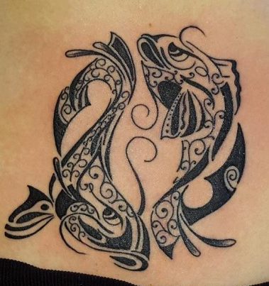 Diseño artístico piscis