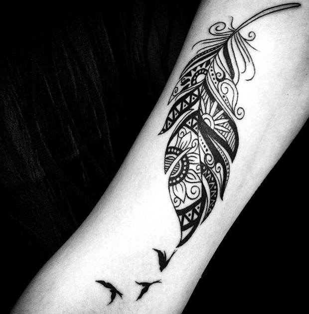 Tatuaje mandala brazo