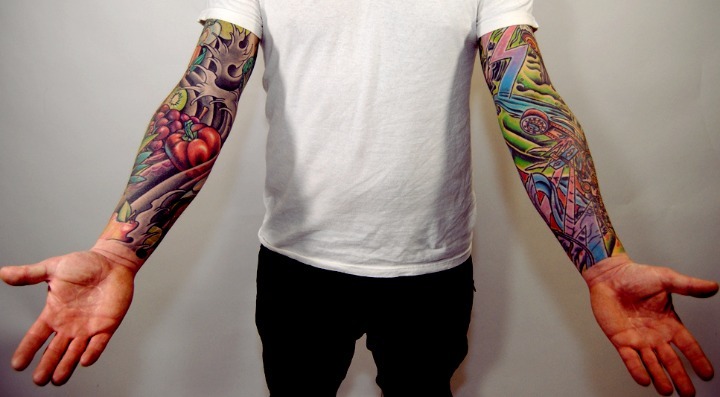 Tatuajes brazo color