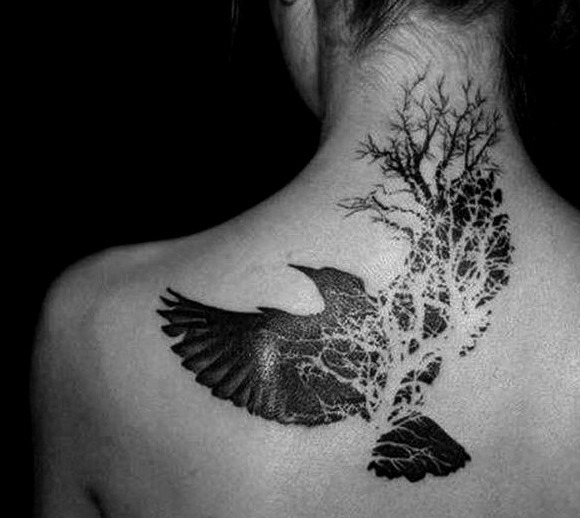 Tatuaje espalda mariposa