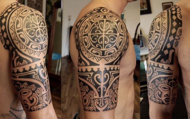 Tatuaje tribal brazo